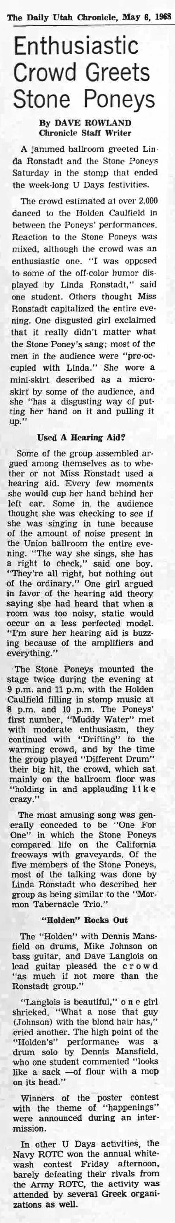 Linda Ronstadt and Stone Poneys