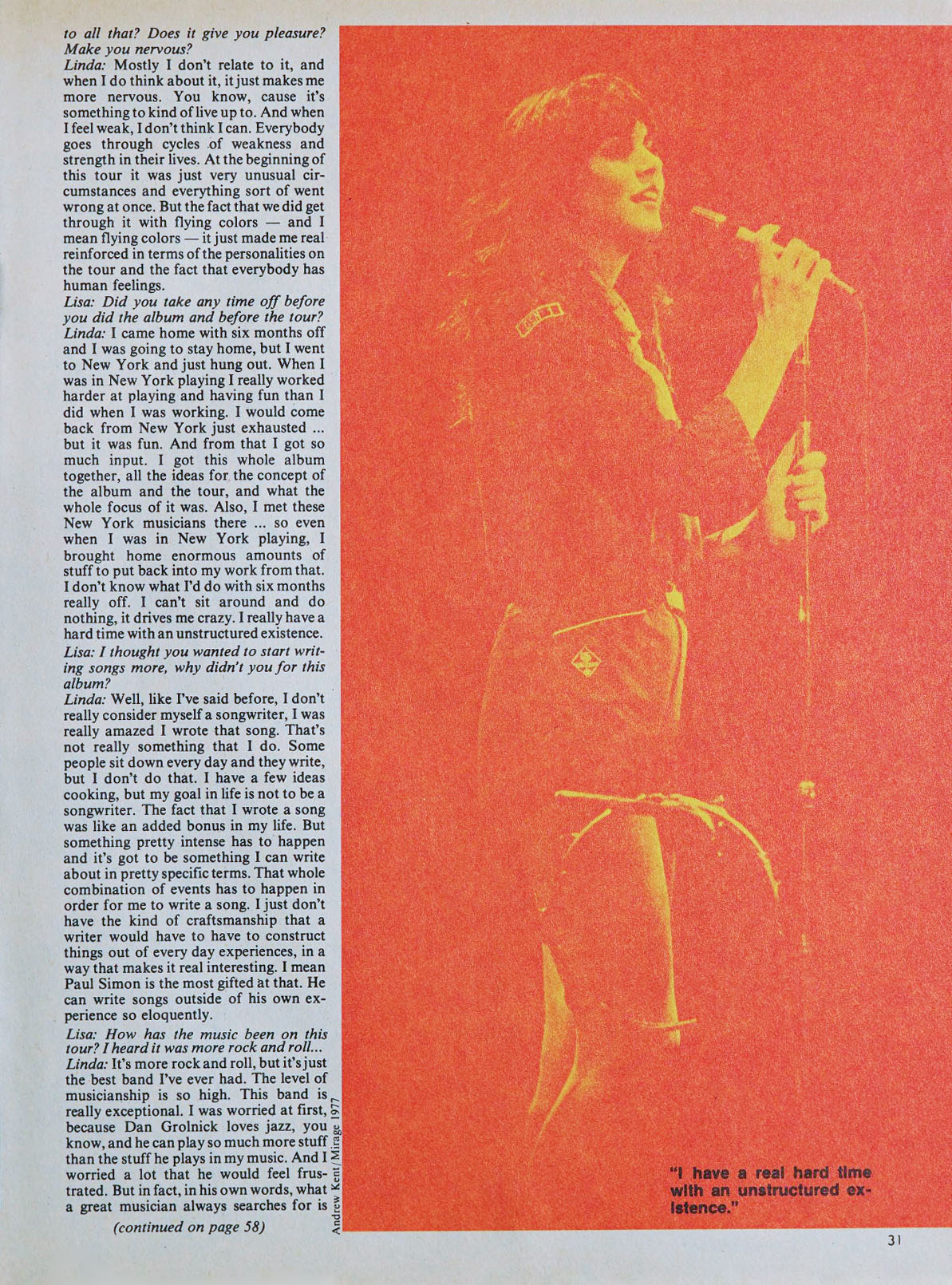 Linda Ronstadt Hit Parader